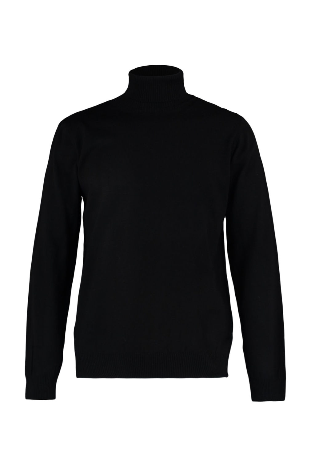 TRENDYOL MAN Siyah Slim Fit Dar Kesim Tam Bal?kc? Yaka Basic Kazak TMNAW21KZ0755 - Trendyolmilla фото 10