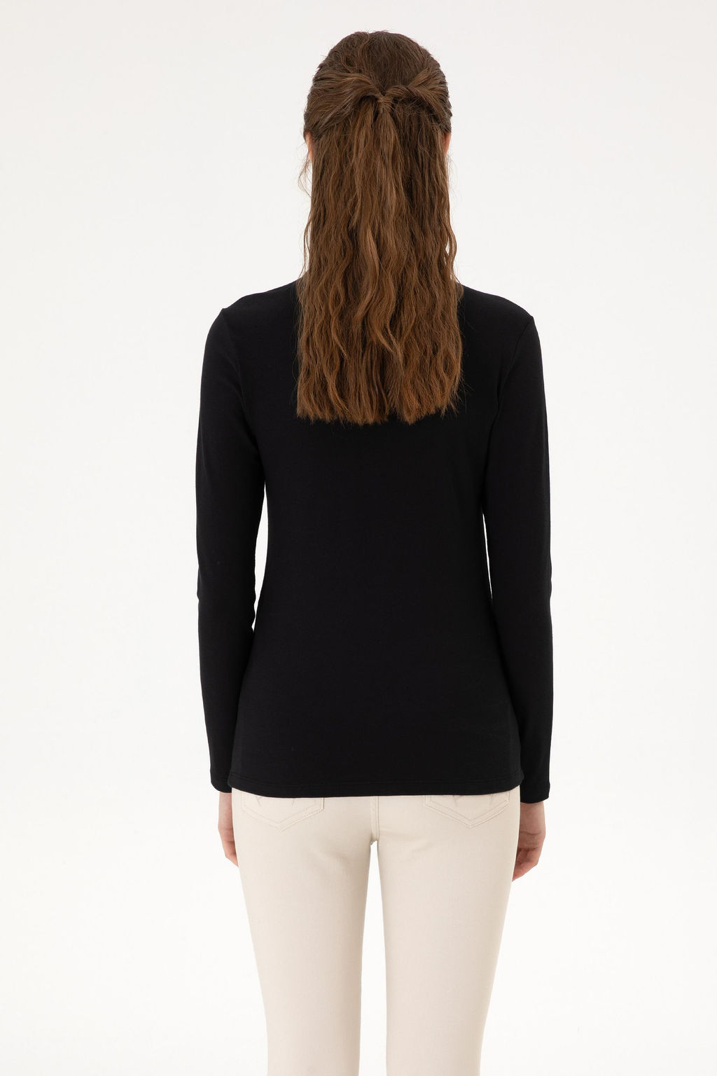 Kad_n Siyah Basic Sweatshirt Sepette S_rpriz _ndirim - U.s. polo assn фото 5