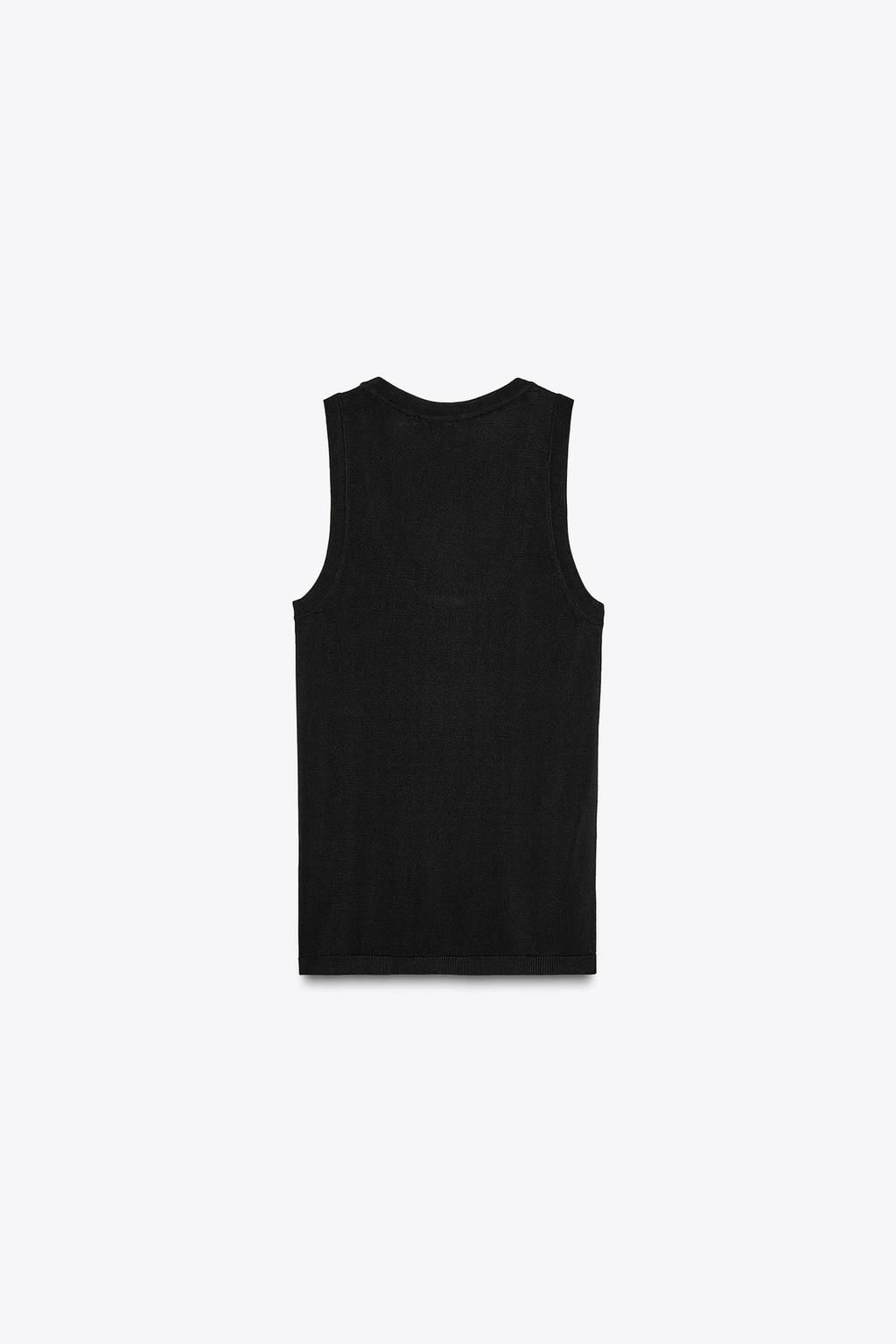 BASIC PLAIN KNIT TOP - Zara фото 7