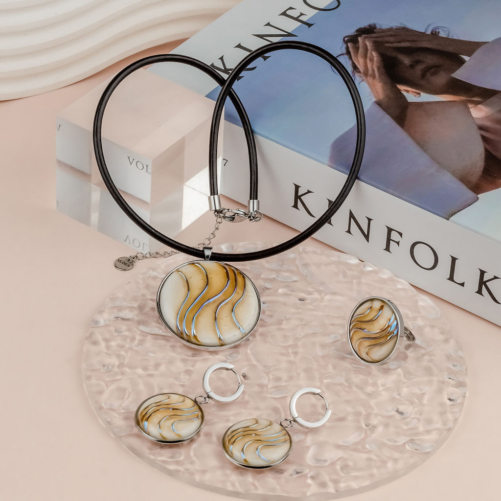 Серьги из муранского стекла DUNA LS3556 - Vloes фото 5