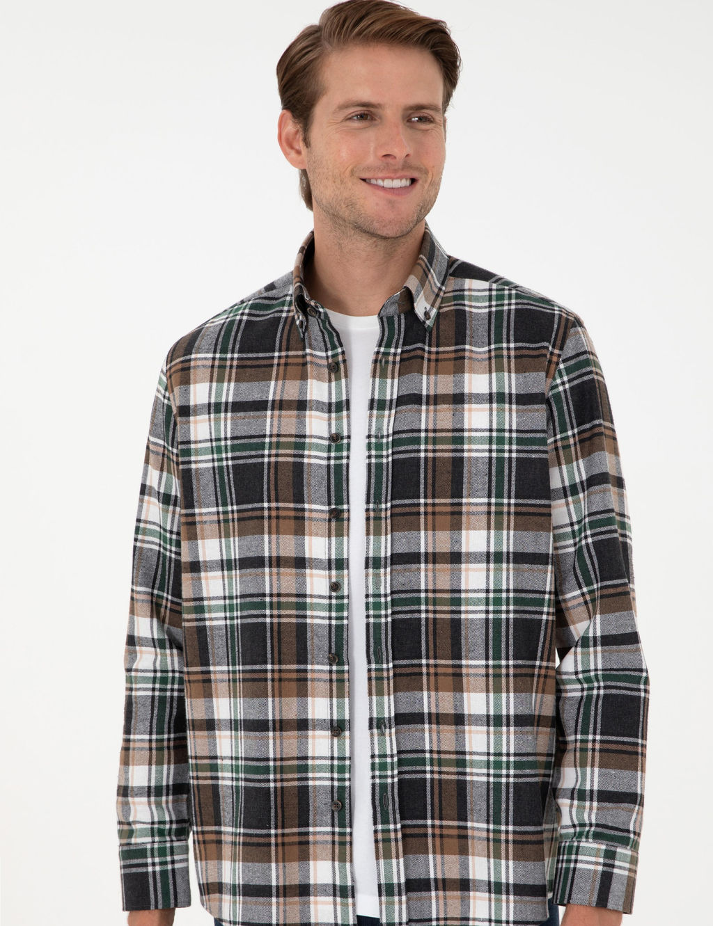 Kahverengi Comfort Fit Oduncu G_mlek - Pierre cardin фото 3