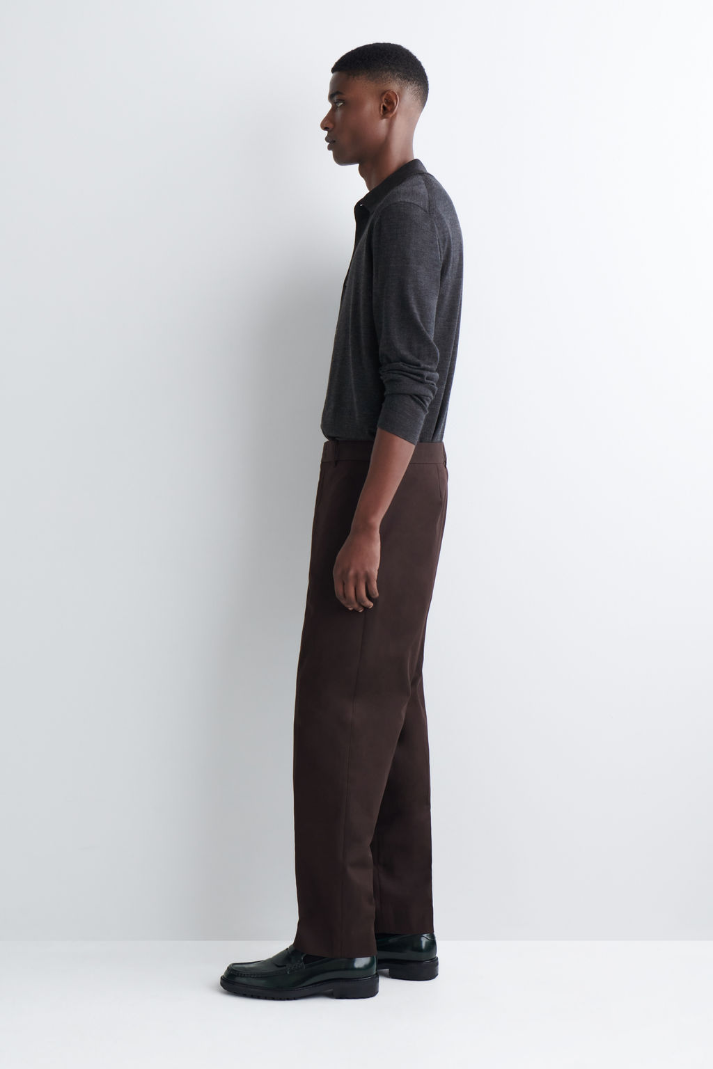 CHINOS DE ALGOD?N TAPERED LEG REGULAR FIT - H&m фото 5