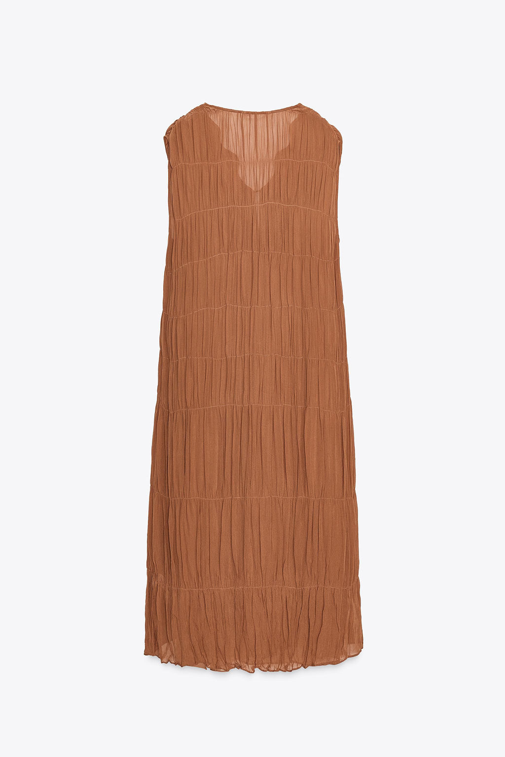 ZW COLLECTION GATHERED EMBROIDERED DRESS - Zara фото 18