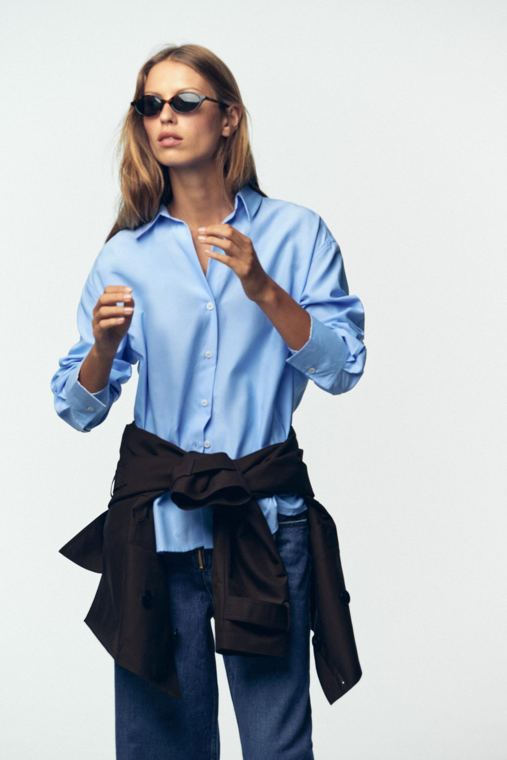BASIC OXFORD SHIRT - Zara фото 2
