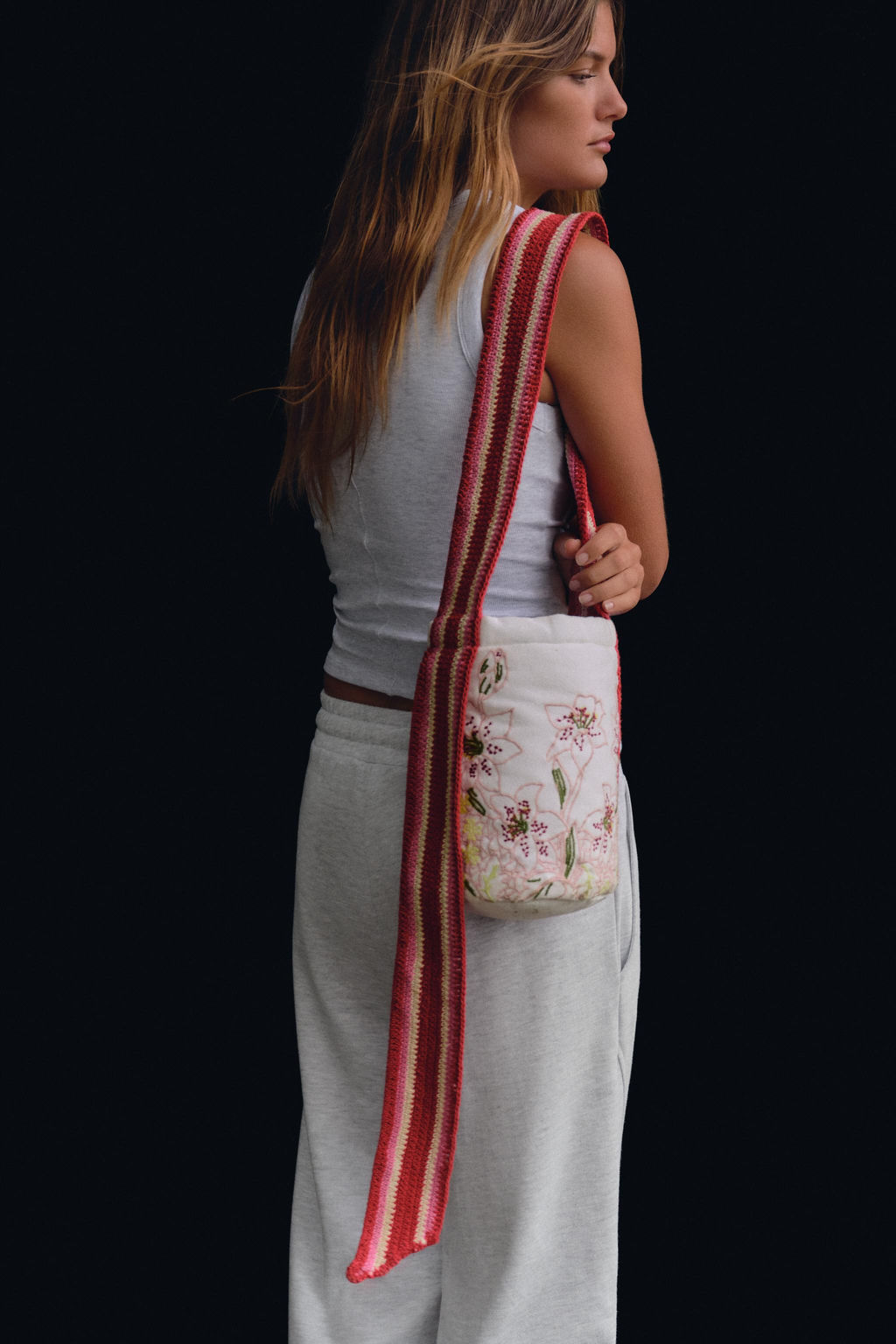 FANTASY FABRIC MINI BUCKET BAG - Zara фото 6