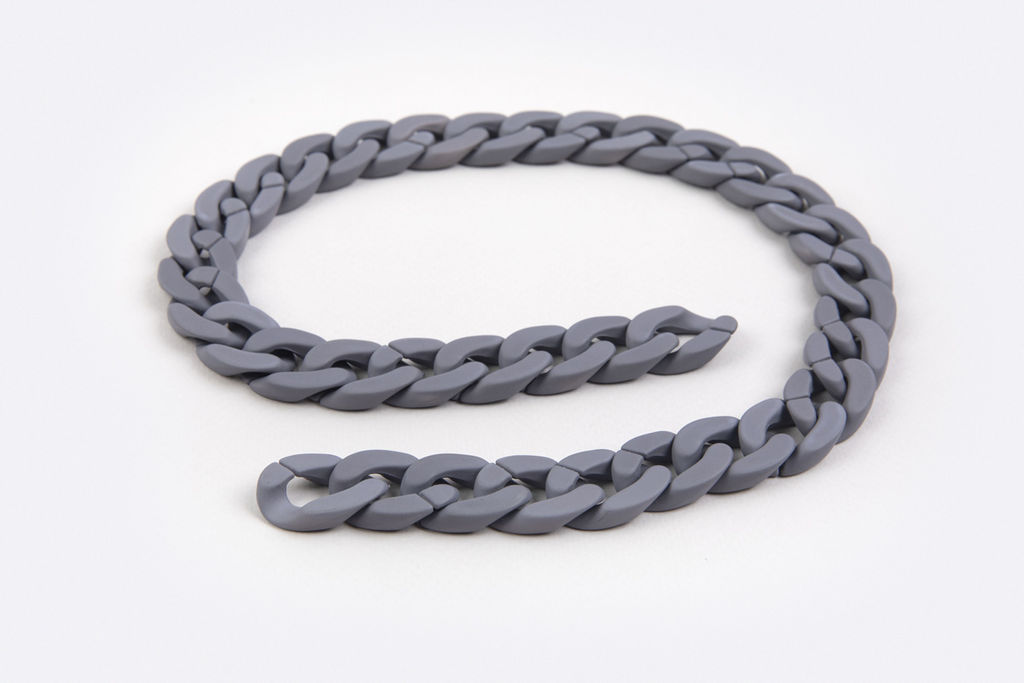 Gamma MPE-03 Цепочка для сумки, пластик 60 см 1 шт. №07 серый