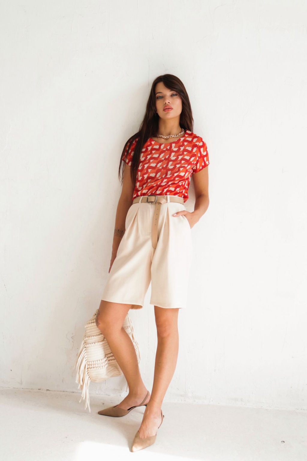 Блуза с коротким рукавом - Martichelli фото 18