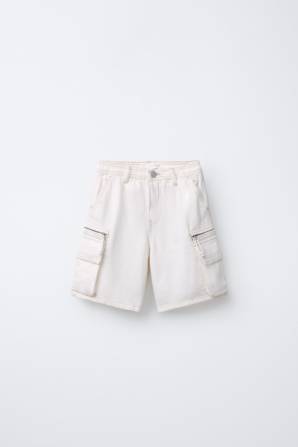 BERMUDA CARGO BOLSILLOS / Crudo - Zara фото 2