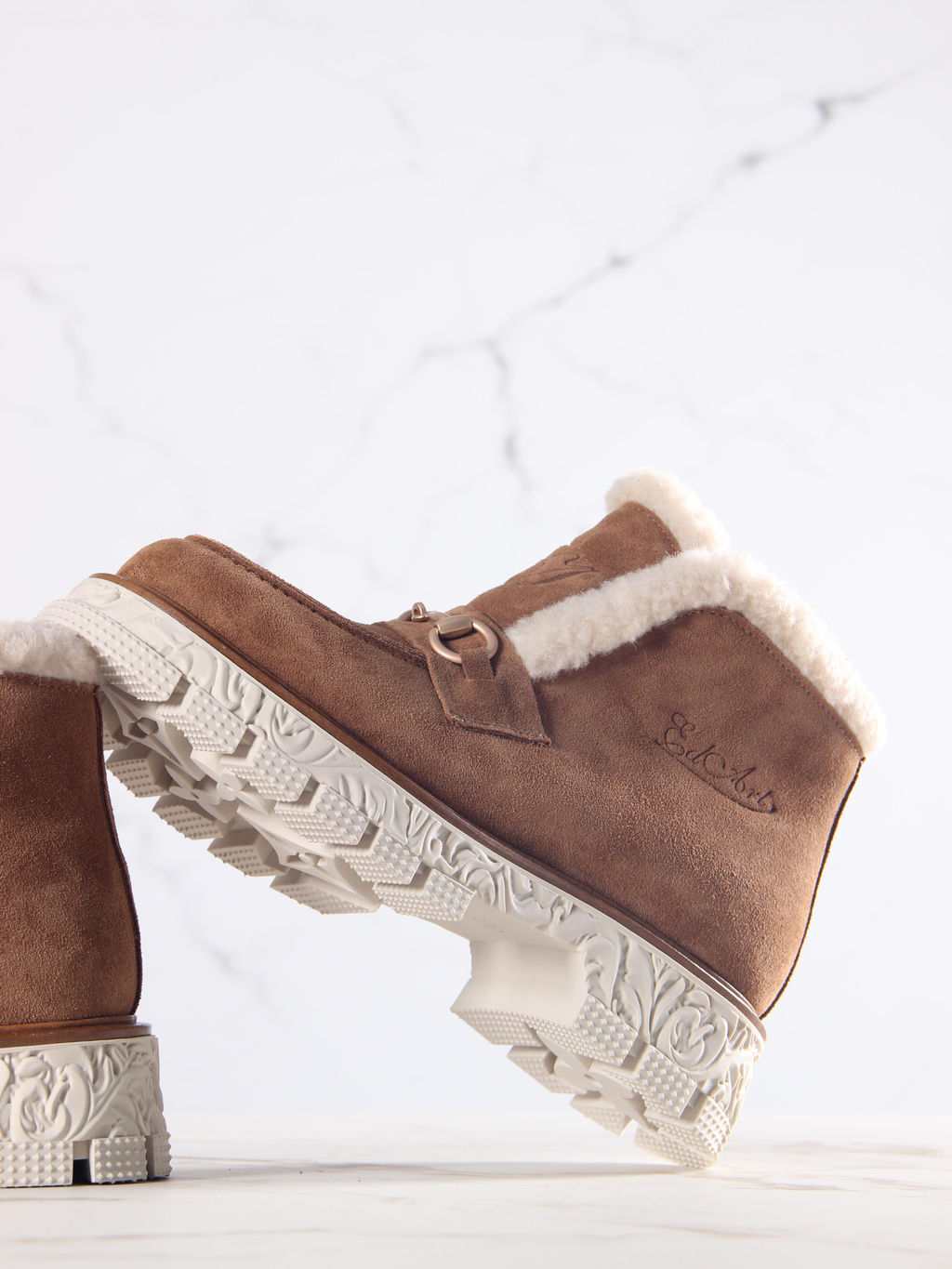 Ботинки 307. PODYUM141 be.светло коричневый замша/Шерсть