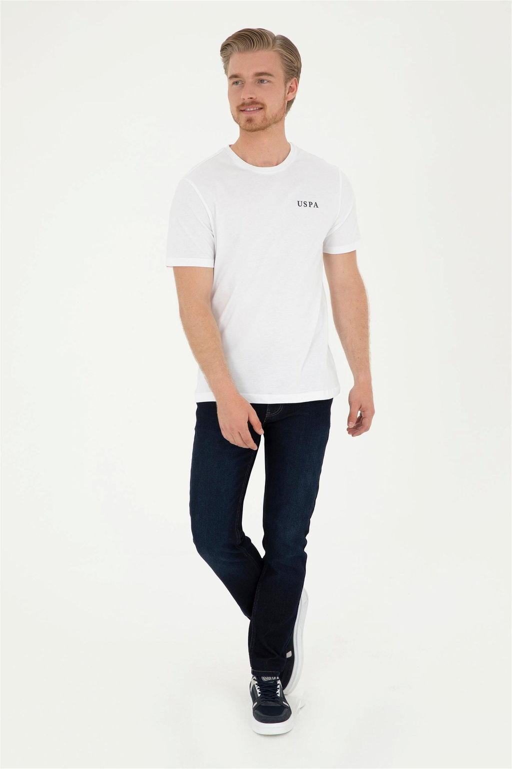 Мужская белая футболка Неожиданная скидка в корзине - U.s. polo assn фото 4