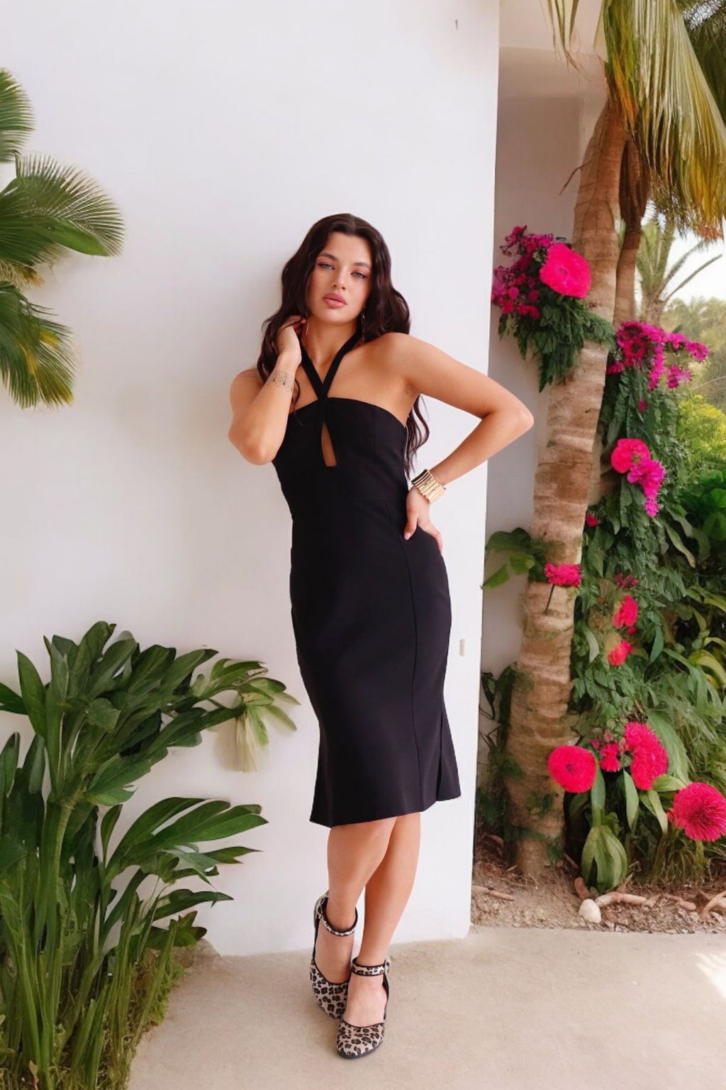 11430 Платье чёрное вечернее (остаток: 40, 42, 44, 46, 48) - Martichelli фото 9