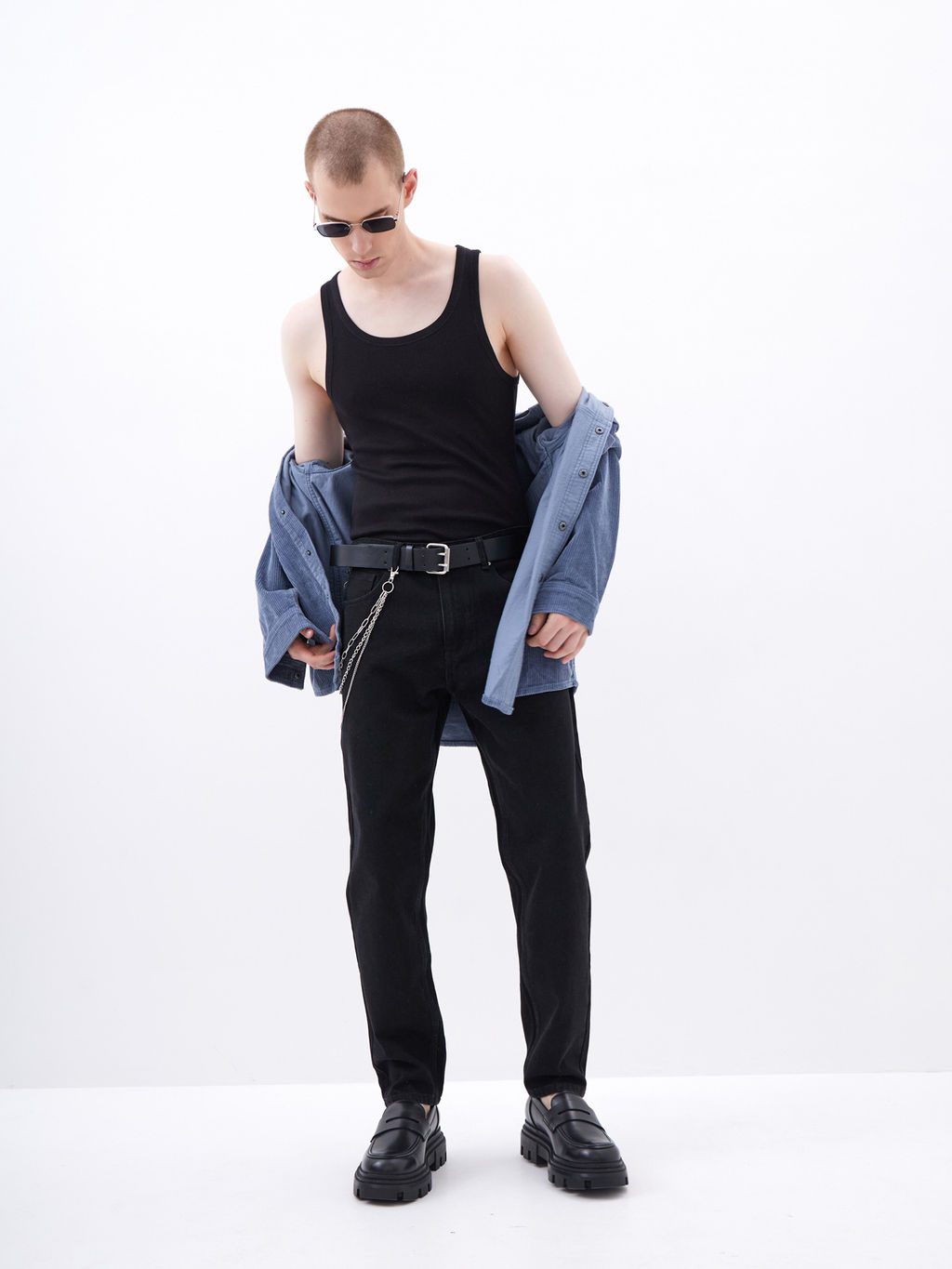 Мужские джинсы TAPER-SLIM - Mossmore фото 46