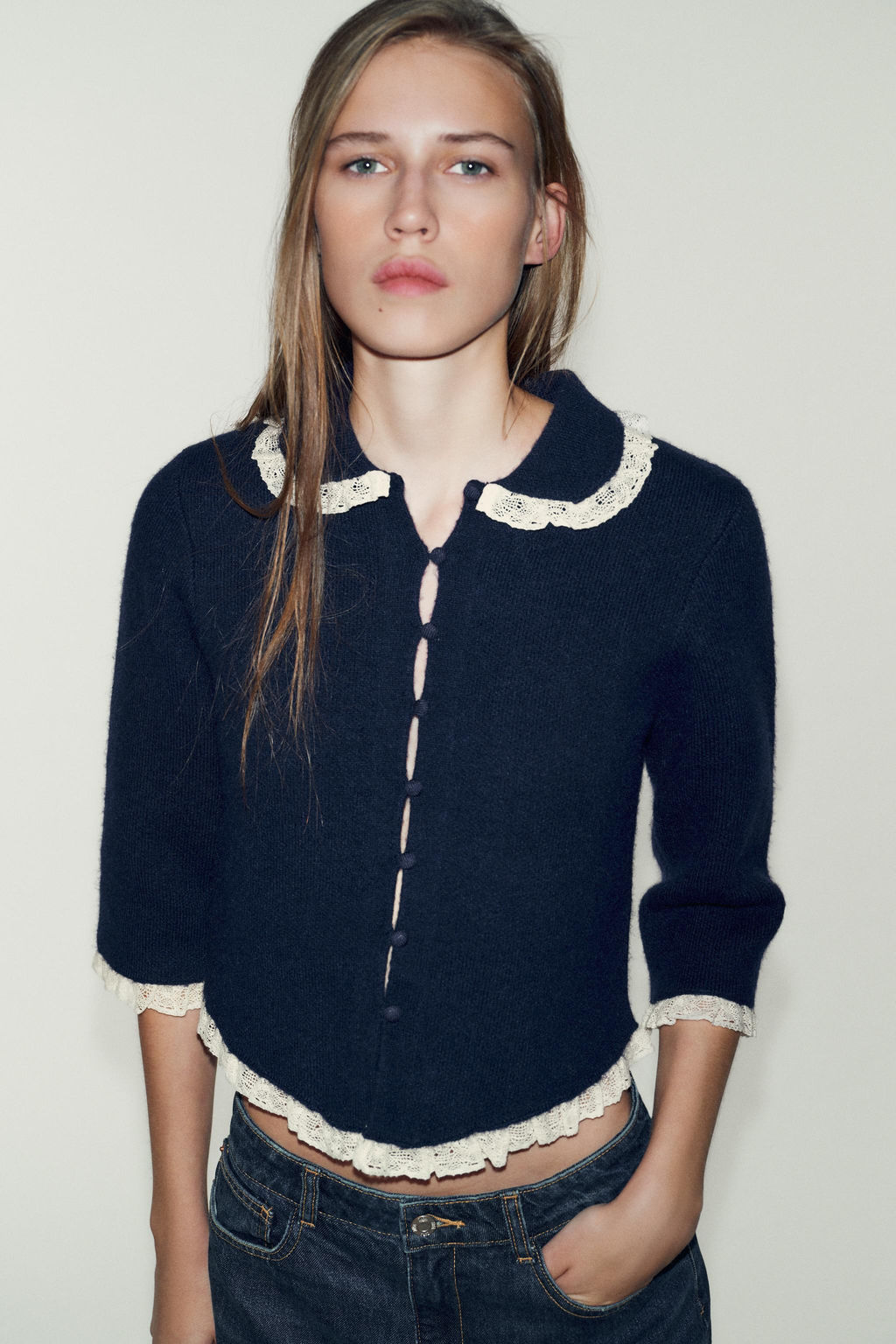 WOOL SKIRT WITH RUFFLED HEM - Zara фото 14