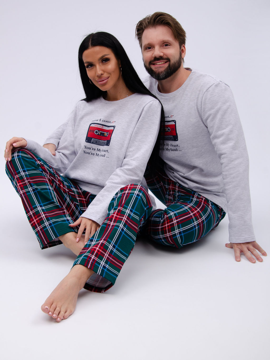 Пижама "Диско 2", футер начёс