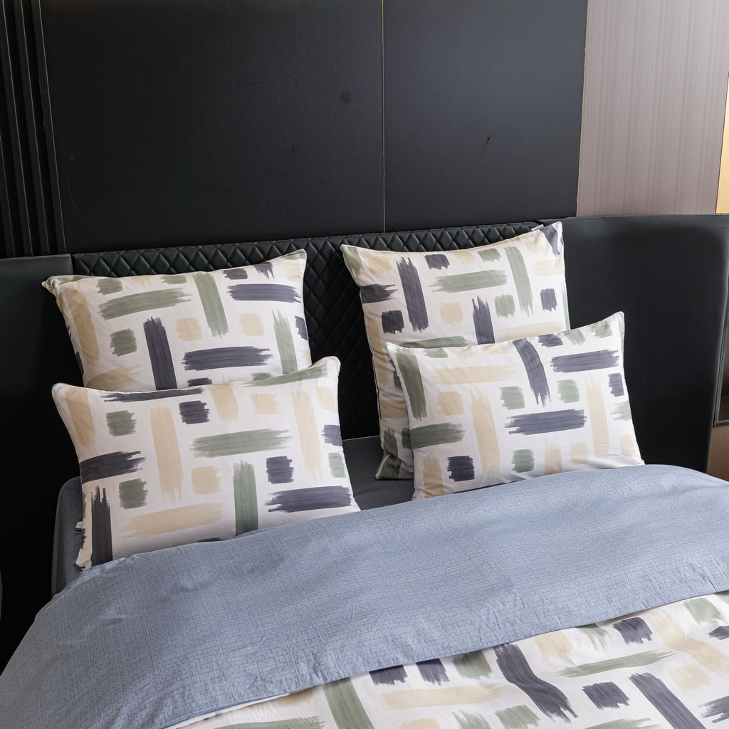 Комплект постельного белья Сатин 100% хлопок C622 Евро/70-70 2 шт;50-70 2 шт - Ситрейд фото 5