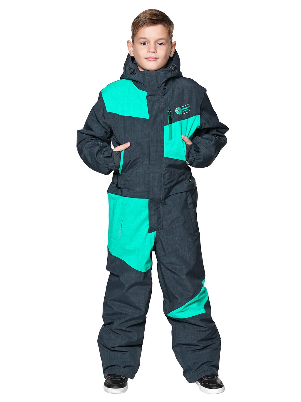 Комбинезон T-8951 Темно-серый