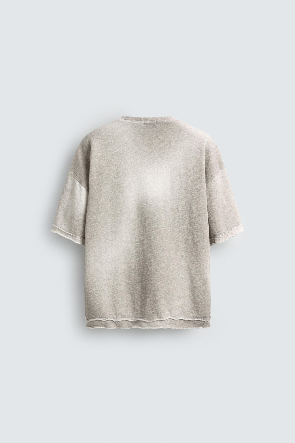 SPRAY PRINT KNIT T-SHIRT