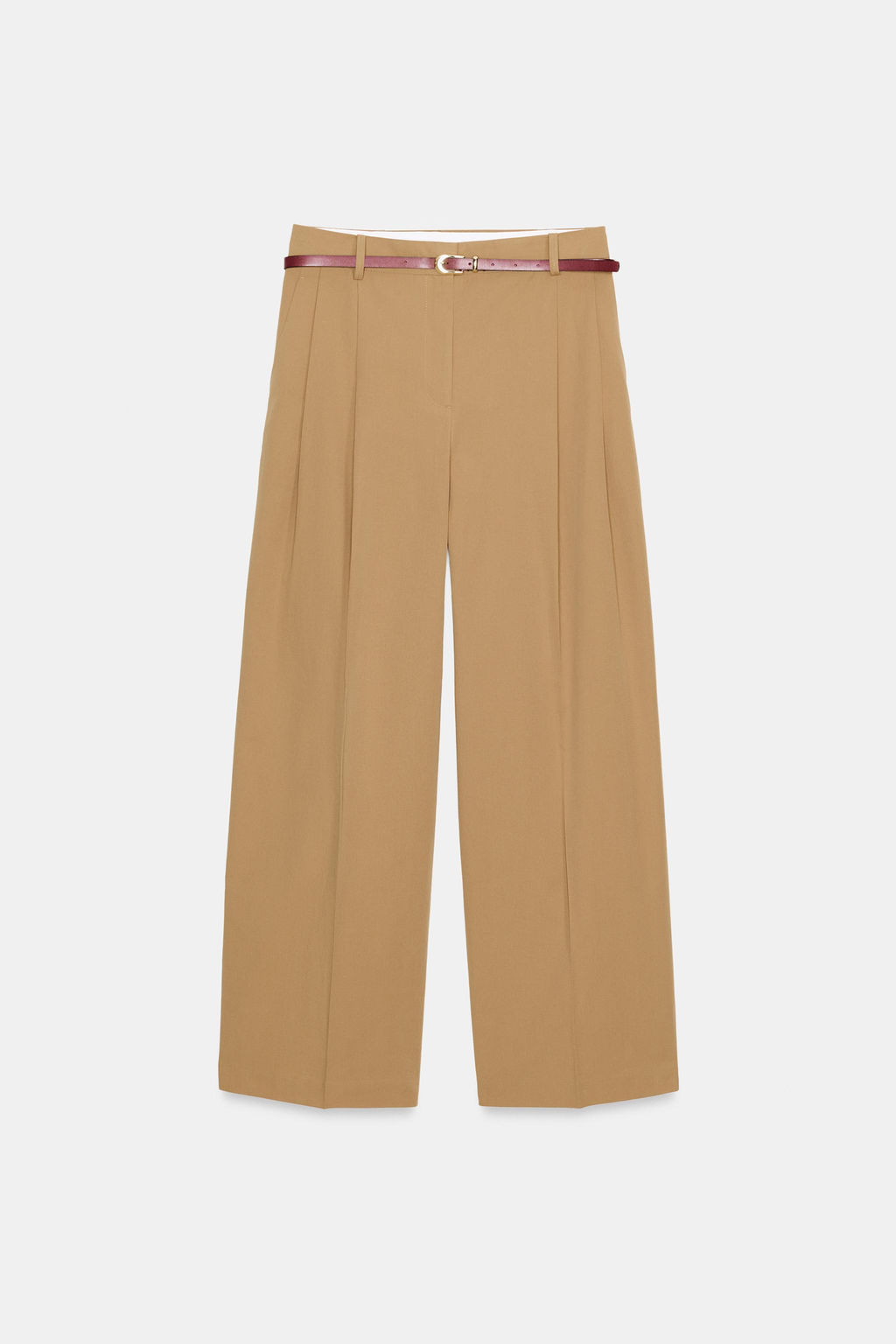 TROUSERS WITH BELT AND DARTS - Zara фото 20