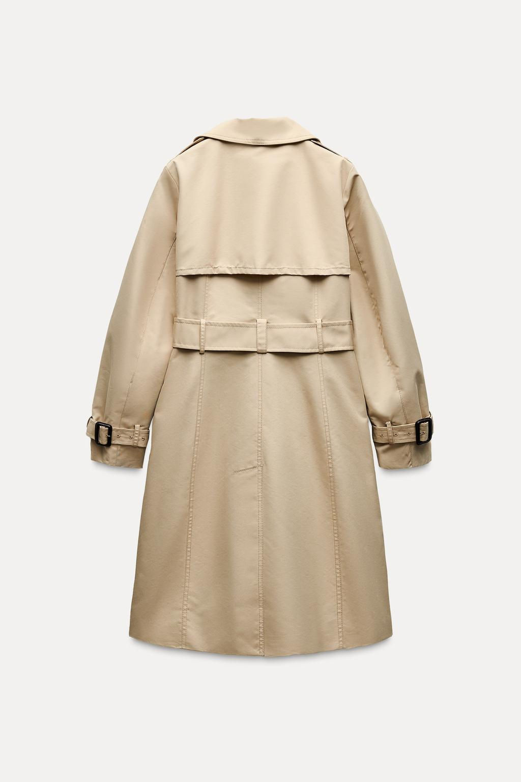 SLIM WATER-REPELLENT TRENCH COAT - ZW COLLECTION - Zara фото 7