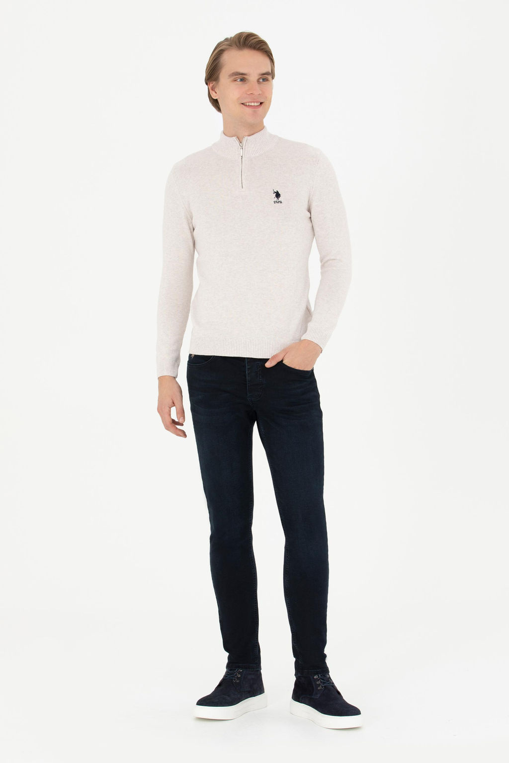 Мужской свитер с камнем - U.s. polo assn фото 11