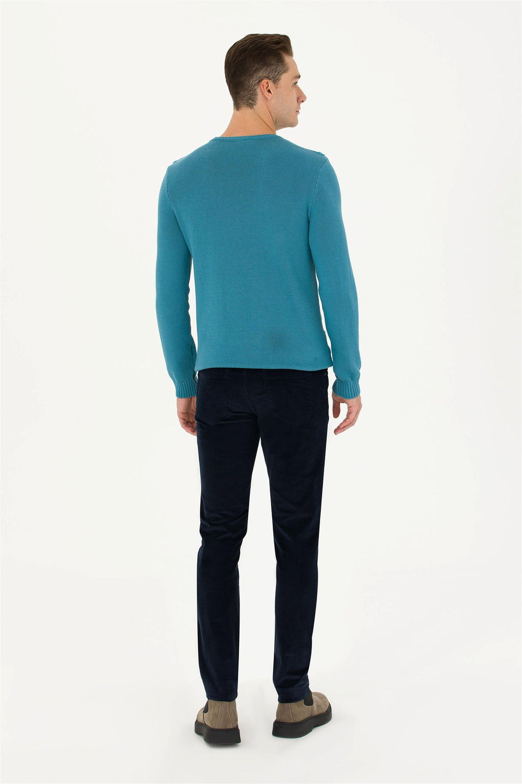 U. S. Polo Assn Мужские темно-синие брюки из плотной ткани - U.s. polo assn фото 4