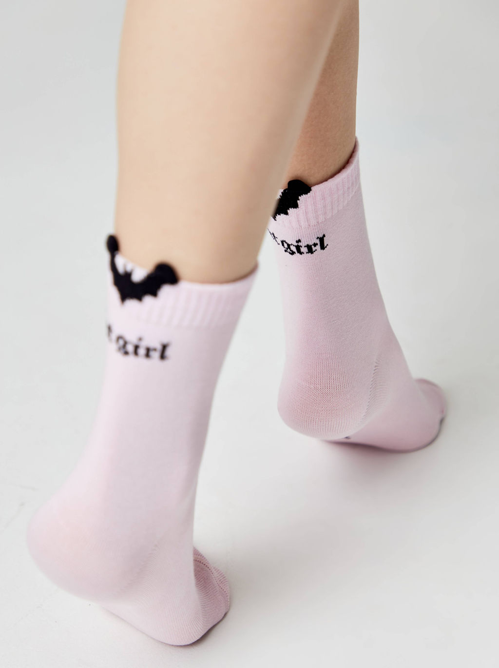 Цена за 2 пары. Носки Короткие CONTE Хлопковые носки CLASSIC с пикотом Batgirl св.розовый - Conte elegant фото 7
