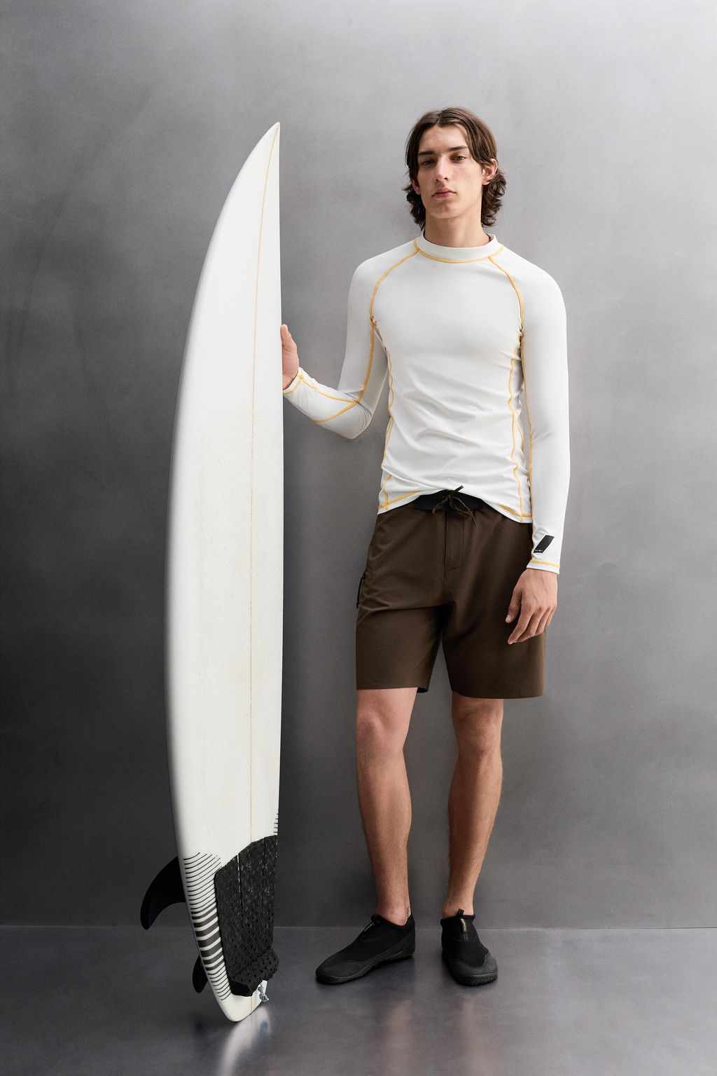 UPF40+ LONG SLEEVE SURF T-SHIRT - Zara фото 9