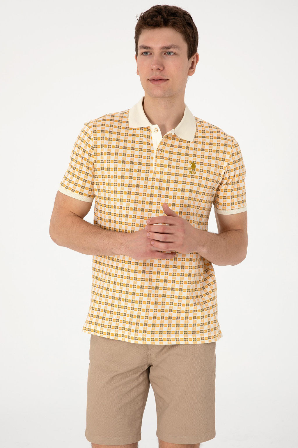 Erkek Krem Ti__rt Sepette S_rpriz _ndirim - U.s. polo assn фото 3