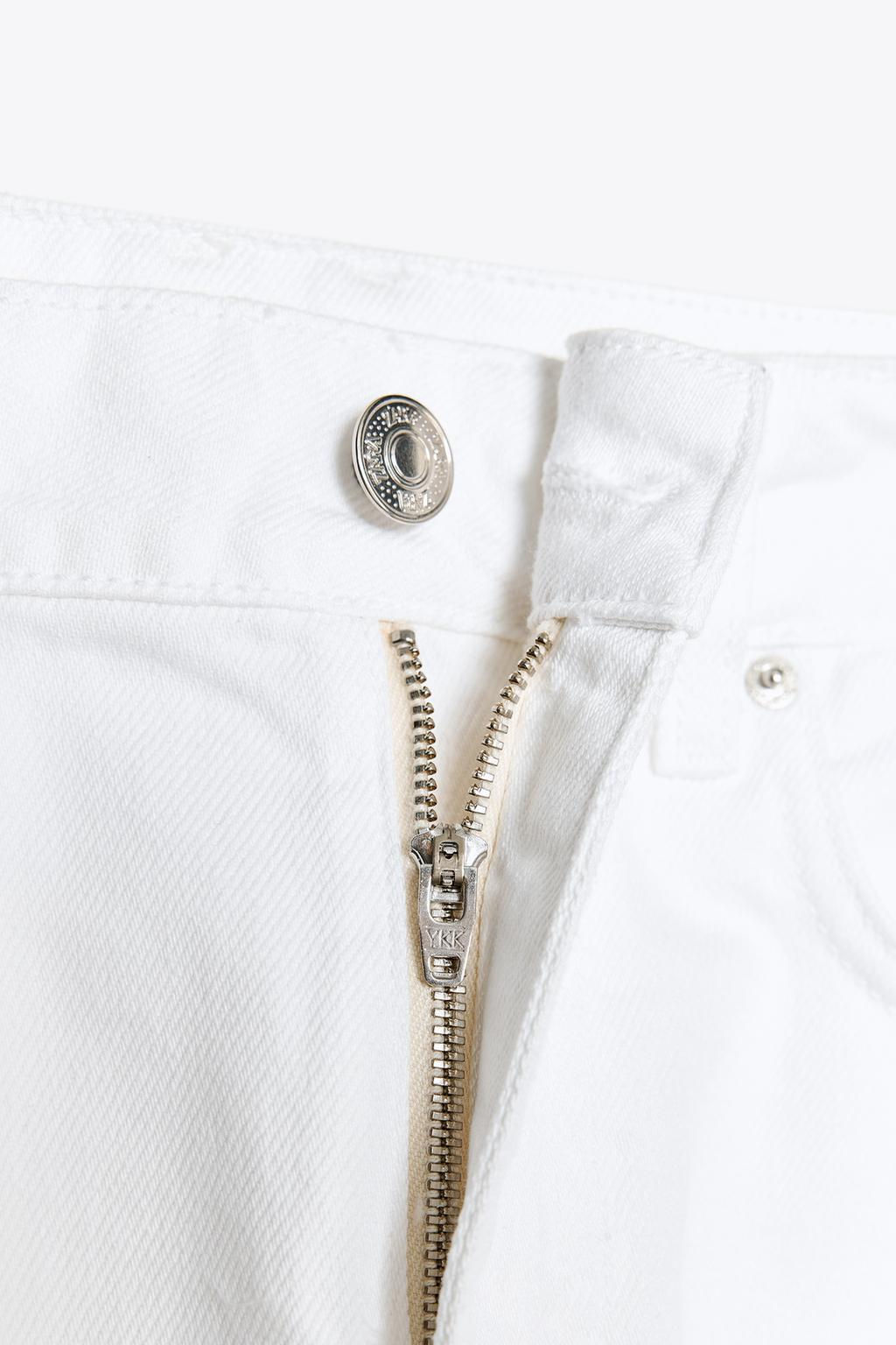 Z1975 WIDE-LEG MID-WAIST JEANS WITH SIDE SEAMS - Zara фото 8