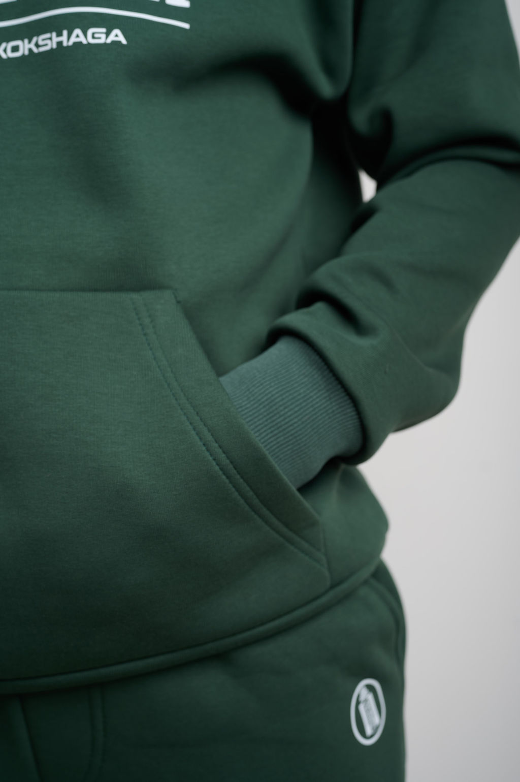 Мужской трикотажный костюм c начесом "Yoshkar-Ola" малахит