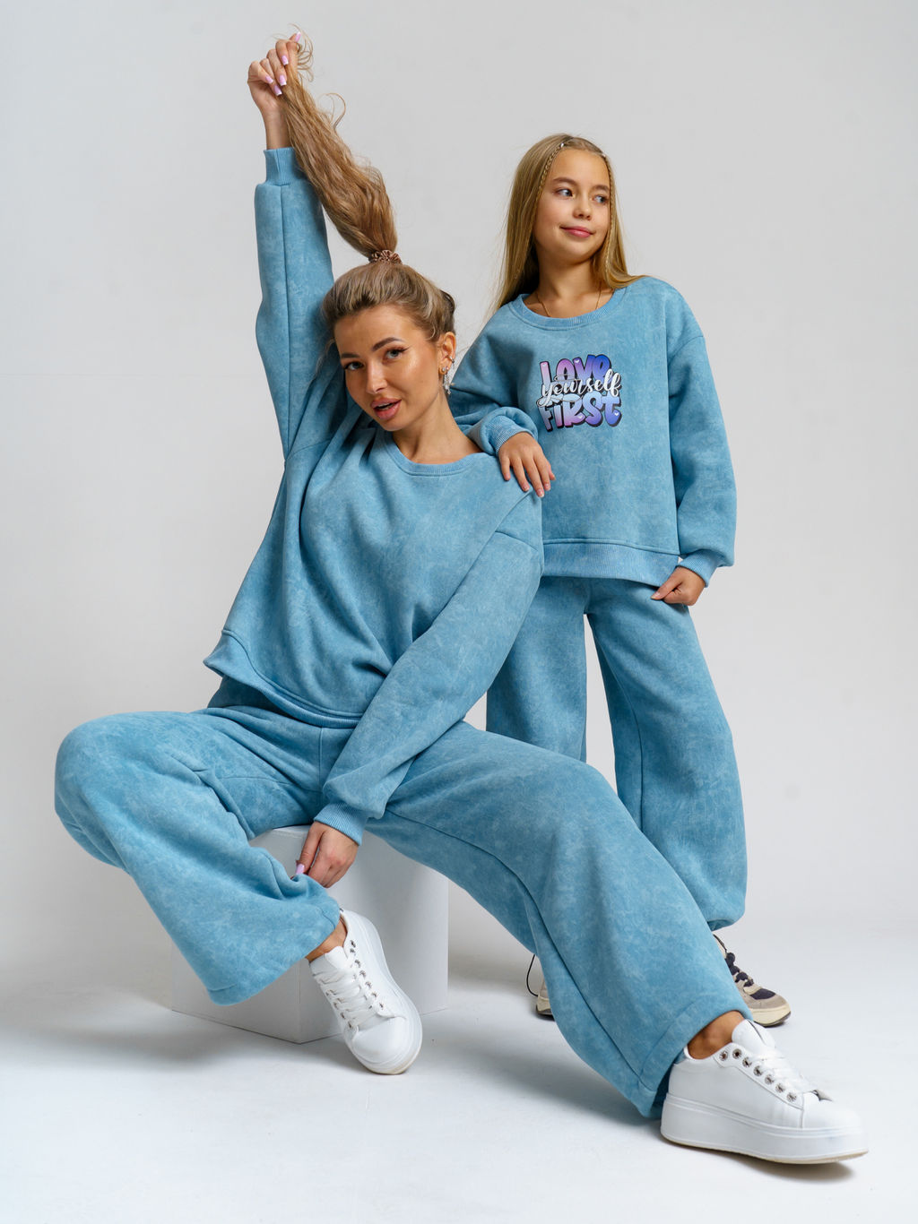 983Д Костюм детский "Голубой/винтаж"