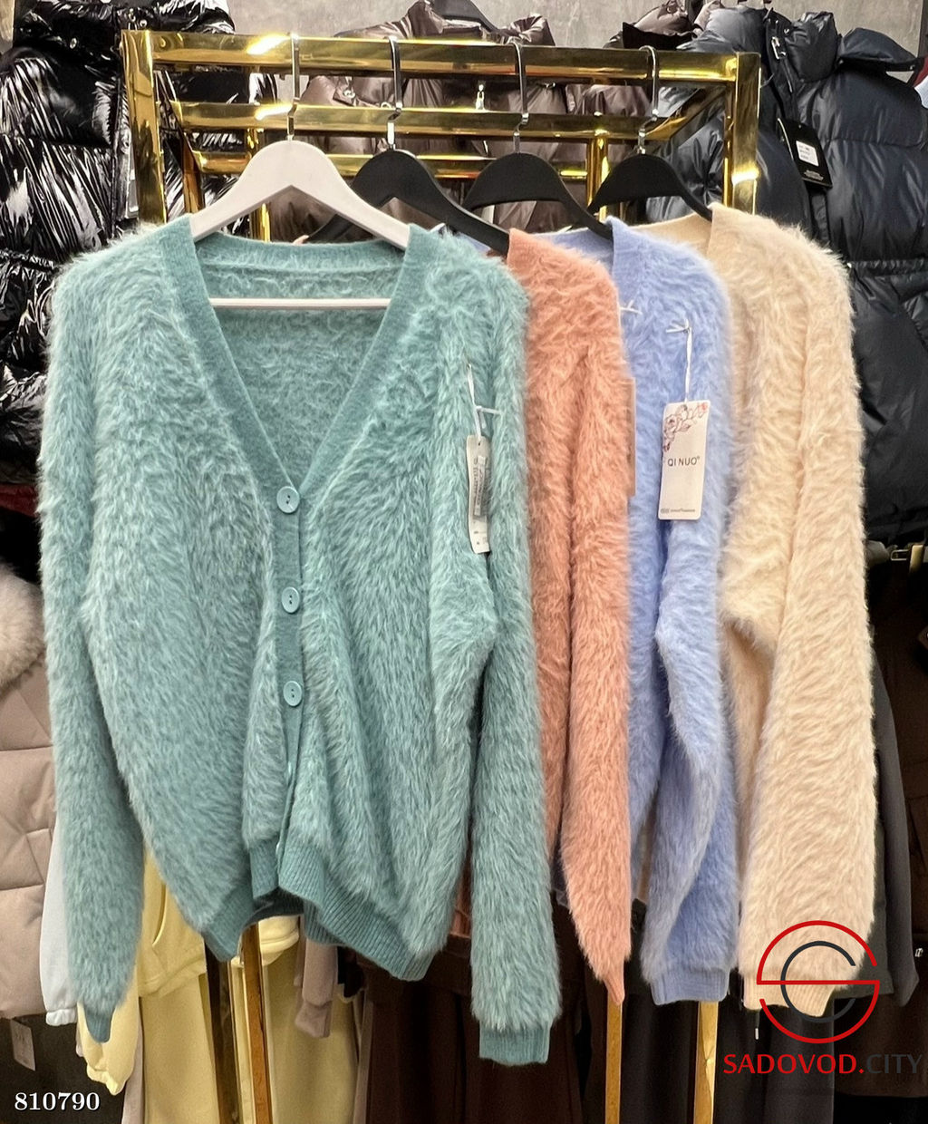 Пушистый кардиган женский - Bruno фото 4