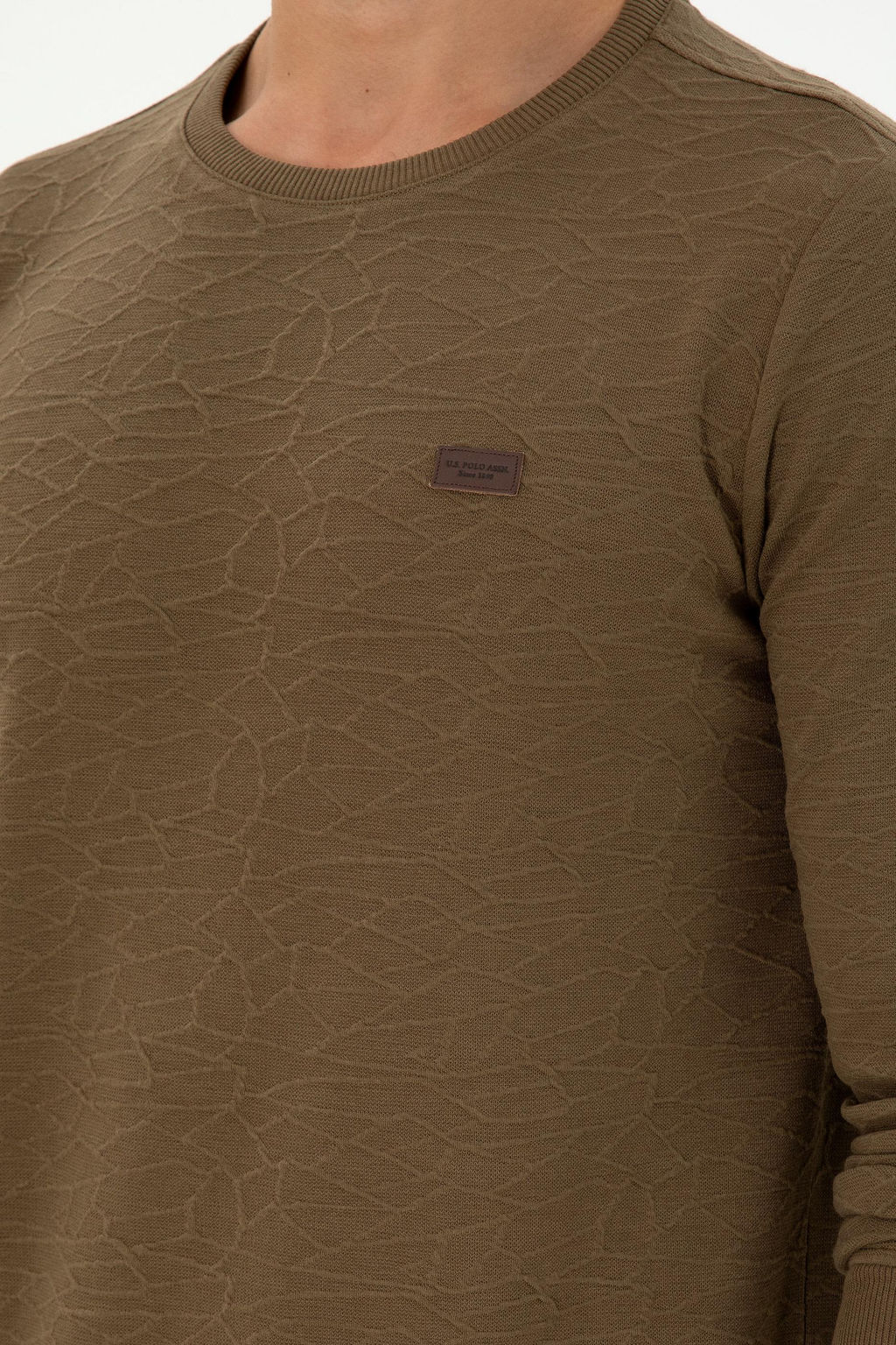 Мужской свитшот цвета хаки Неожиданная скидка в корзине - U.s. polo assn фото 7