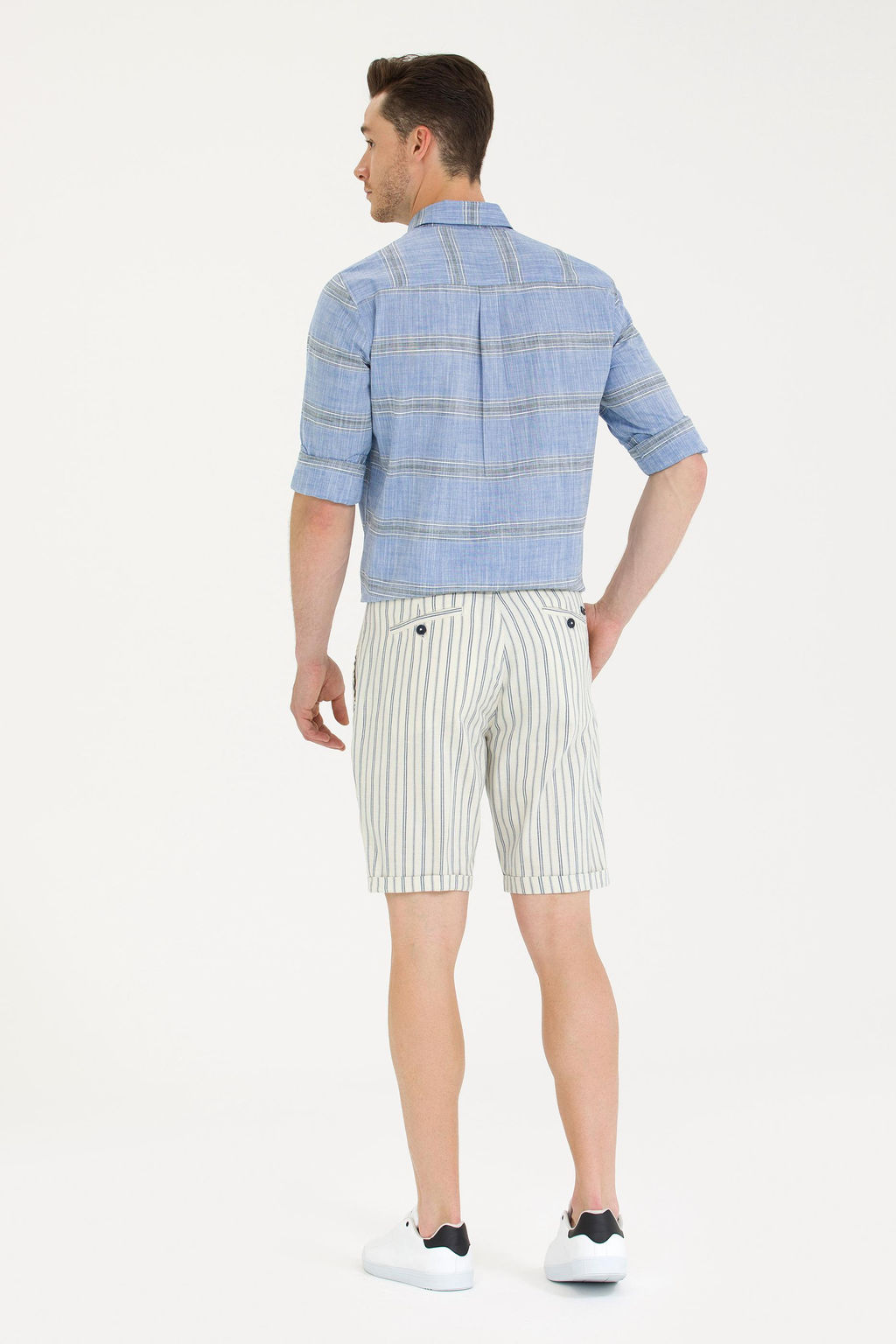 U. S. Polo Assn Мужские темно-синие тканые шорты - U.s. polo assn фото 18