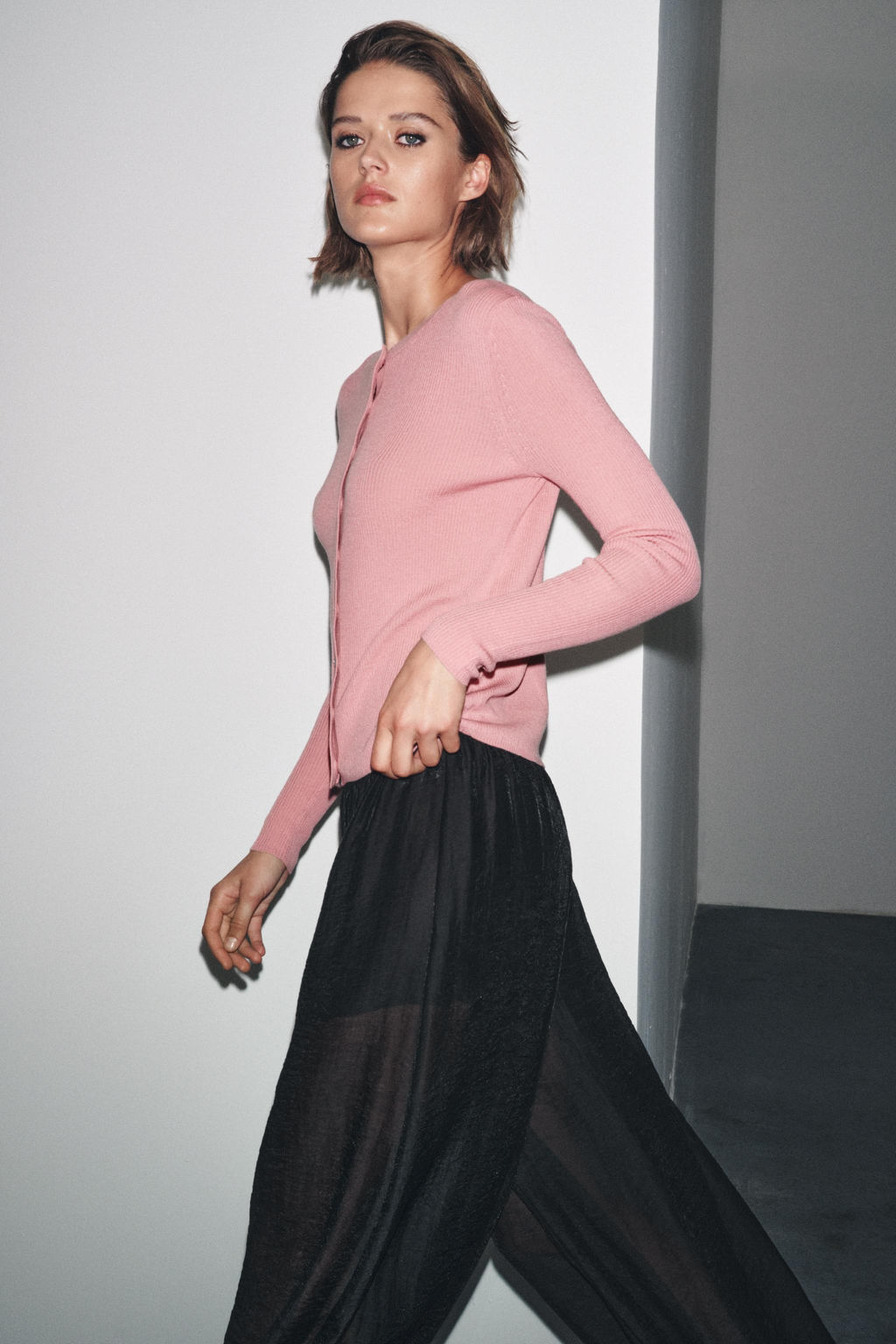 100% WOOL RIBBED CARDIGAN - Zara фото 13