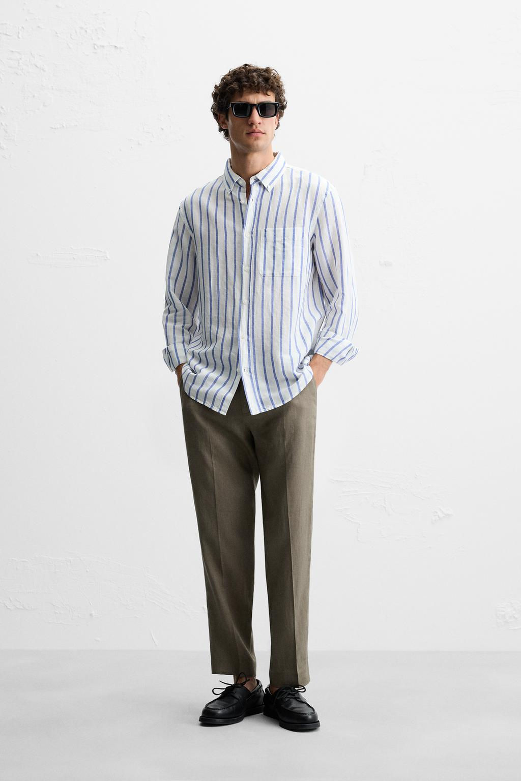 LINEN TROUSERS - Zara фото 36