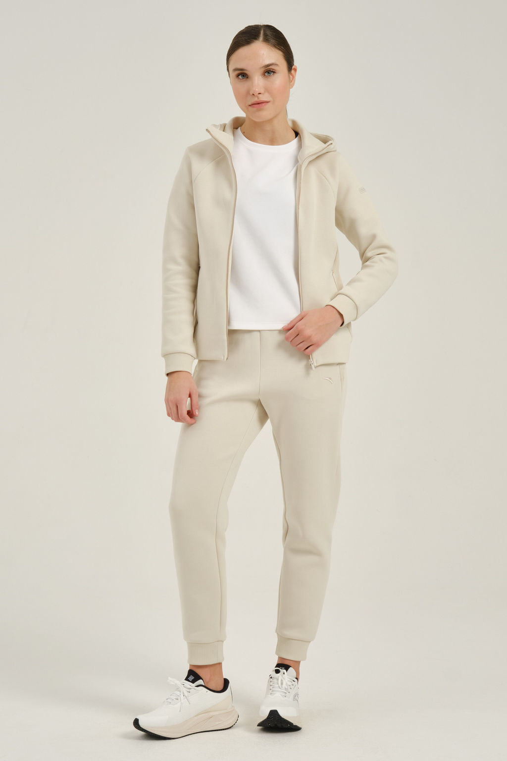 Толстовка на молнии Серый TRN Knit Track Top - Anta фото 8