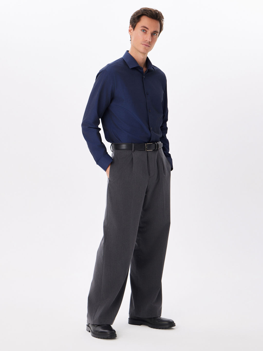 Сорочка мужская длинный рукав GREG 243/239/0102/Z  фото 9