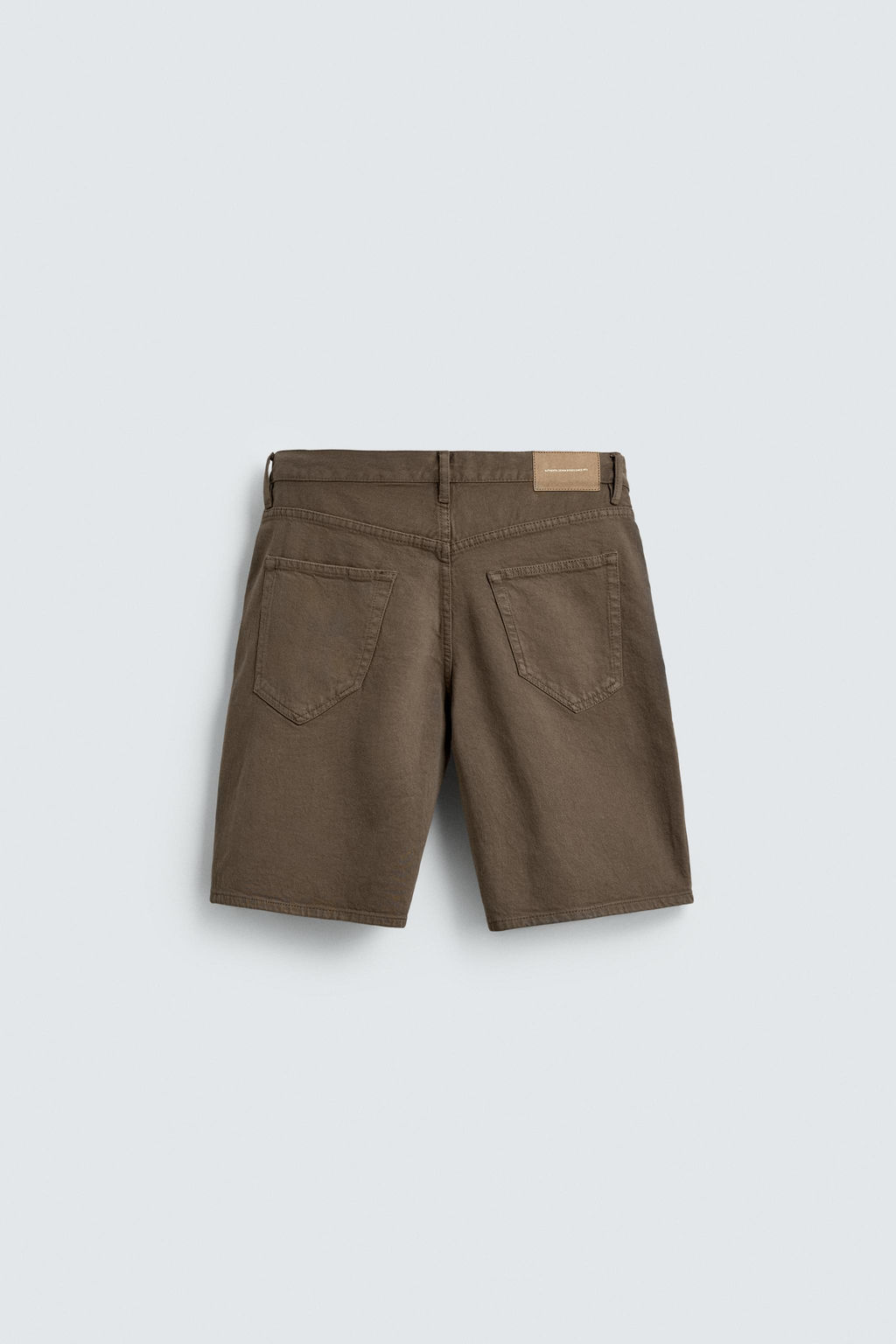 BERMUDA DENIM REGULAR FIT / Marr?n