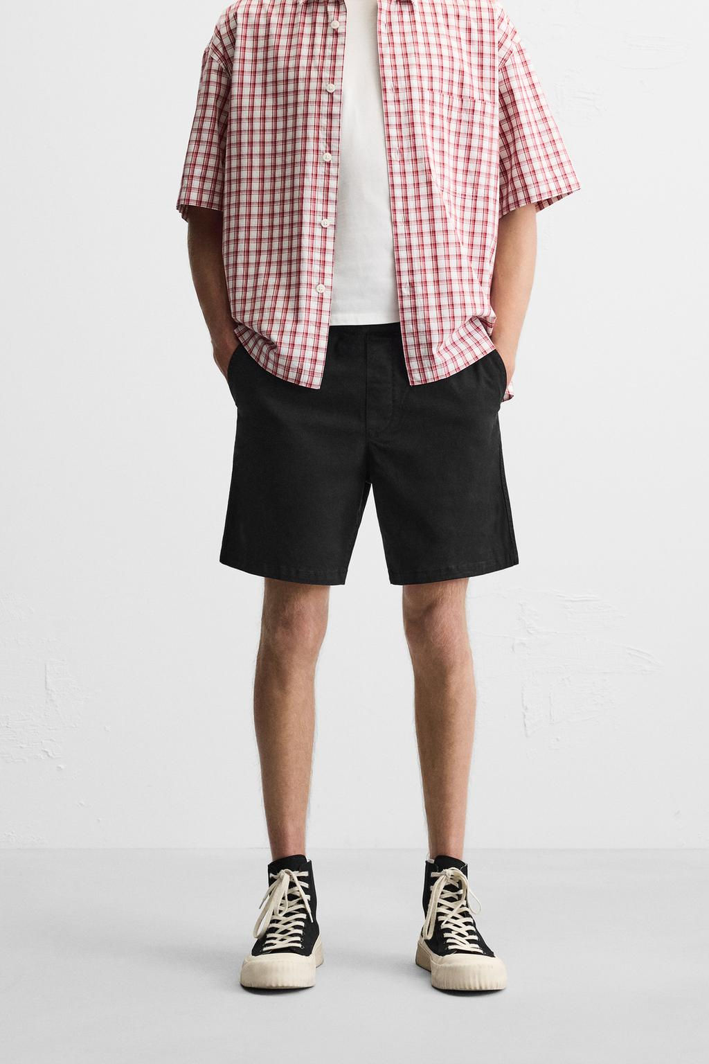 RELAXED FIT BERMUDA SHORTS - Zara фото 2