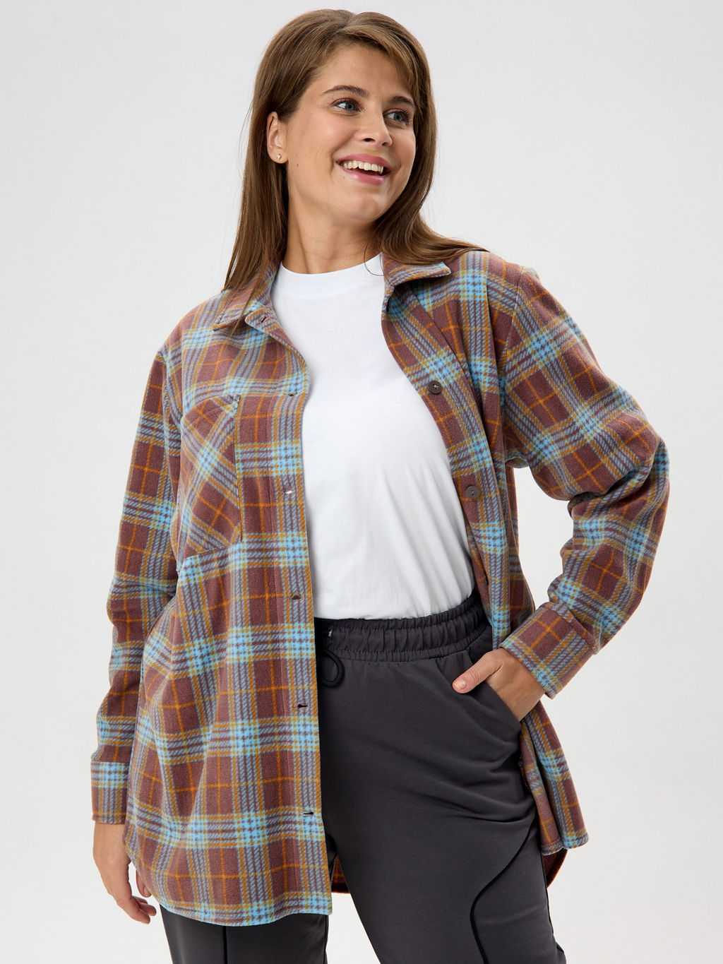 Рубашка женская из флиса VIOTEX - Виотекс фото 26