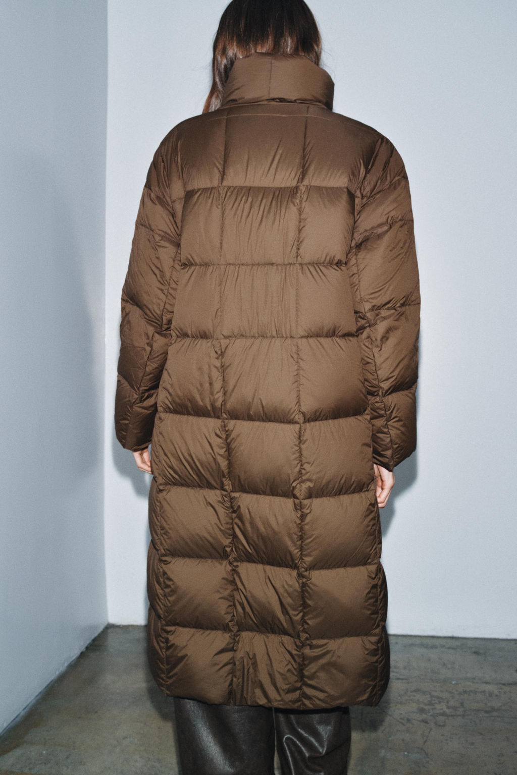 ZW COLLECTION LONG DOWN PUFFER JACKET - Zara фото 3