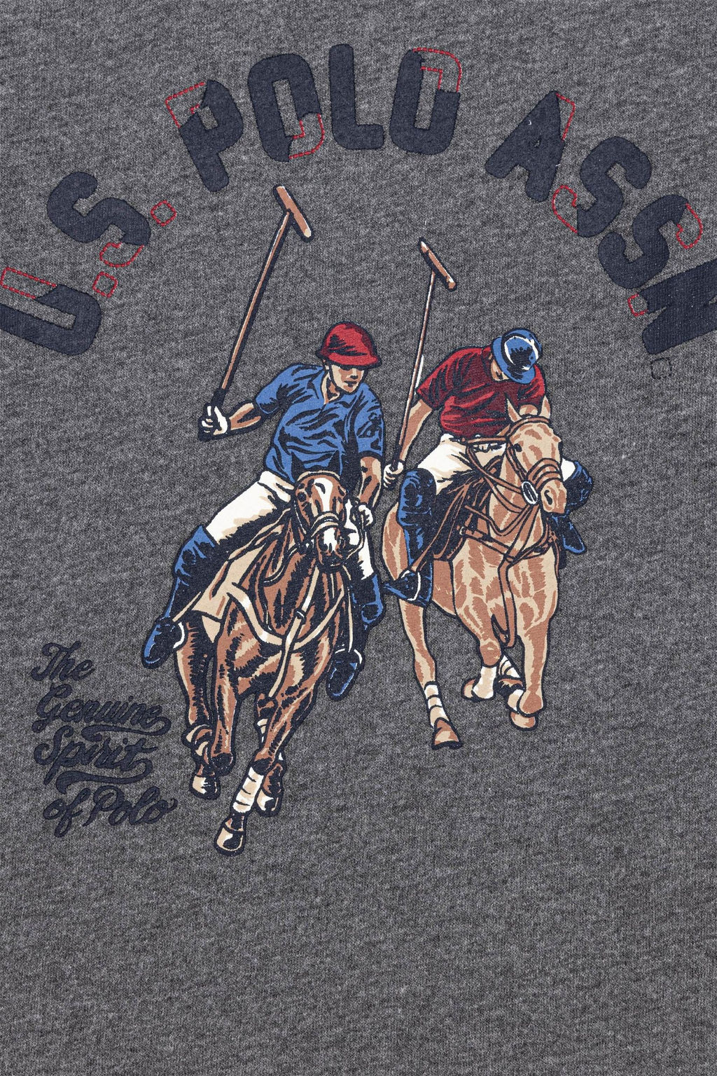 Пижамный комплект антрацитового меланжа для мальчика Неожиданная скидка в корзине - U.s. polo assn фото 6