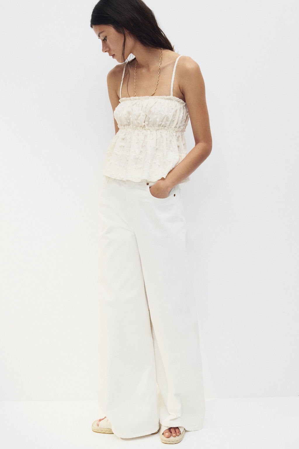 Top en punto con textura - H&m фото 6