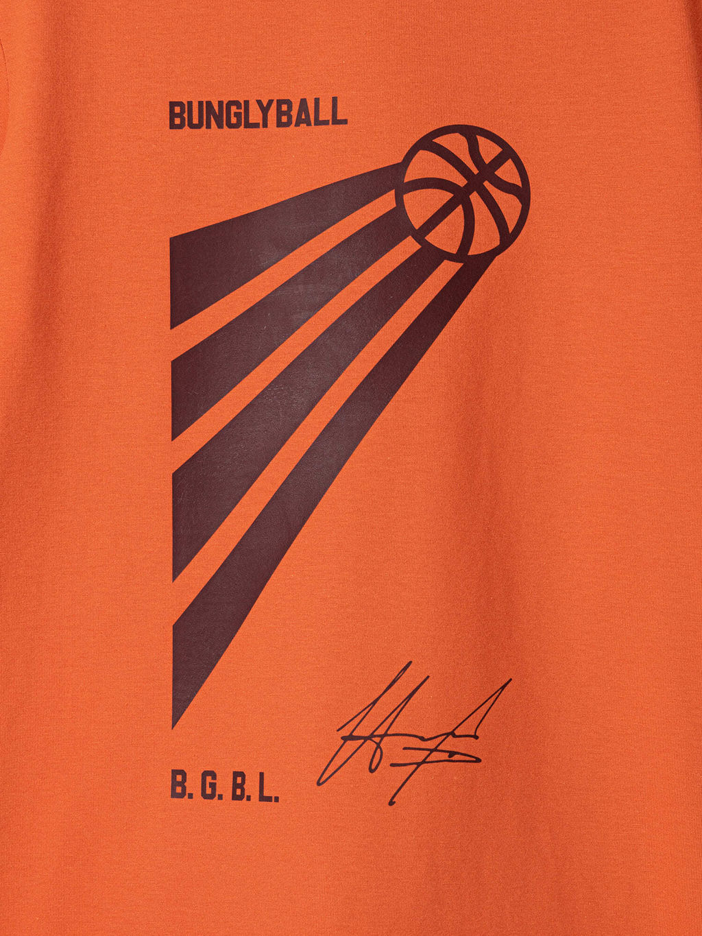 Футболка с контрастной отделкой Терракот с принтом 7+ - Bungly фото 3