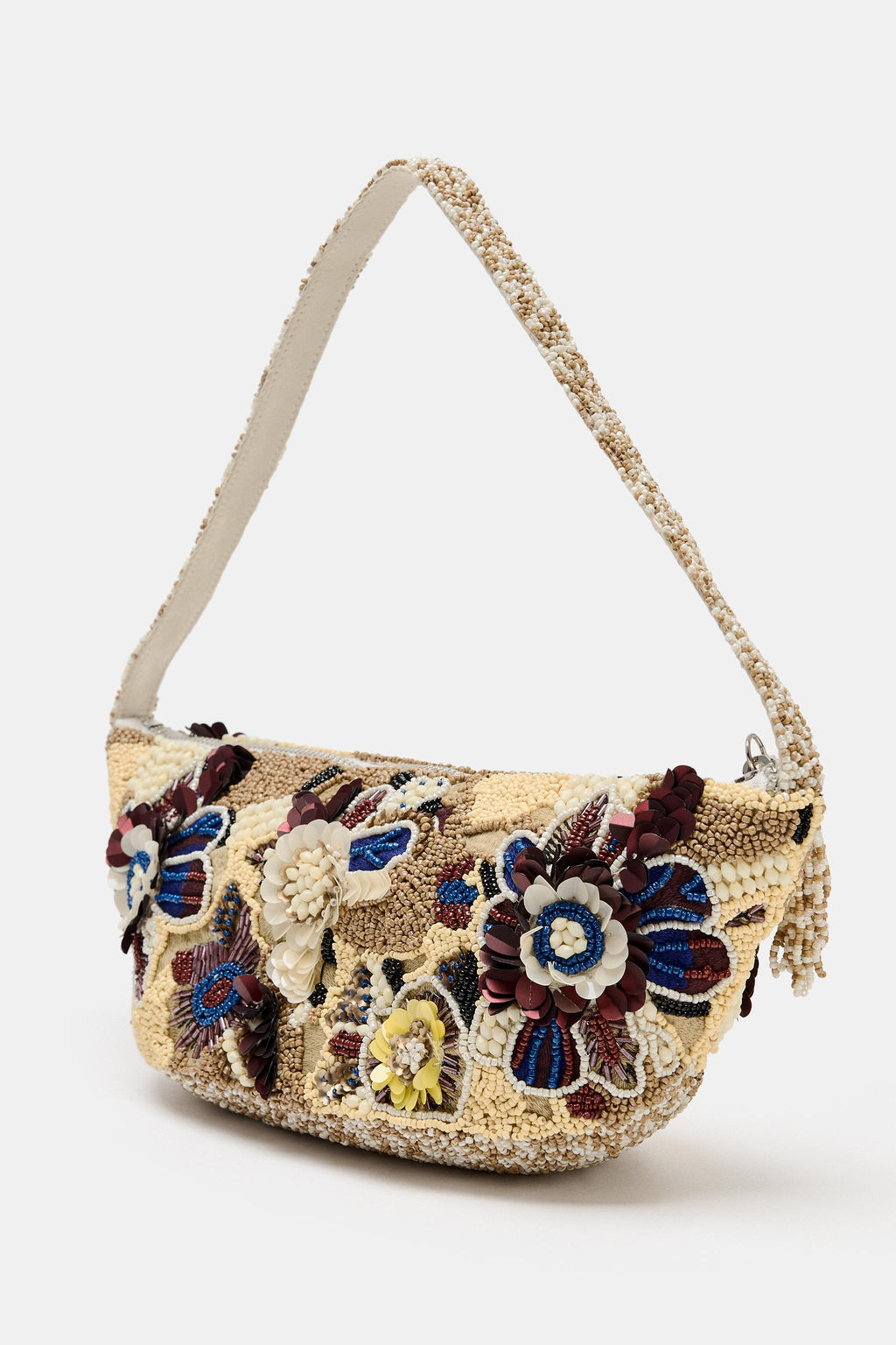 BOLSO DE MANO ABALORIOS / Multicolor - Zara фото 3