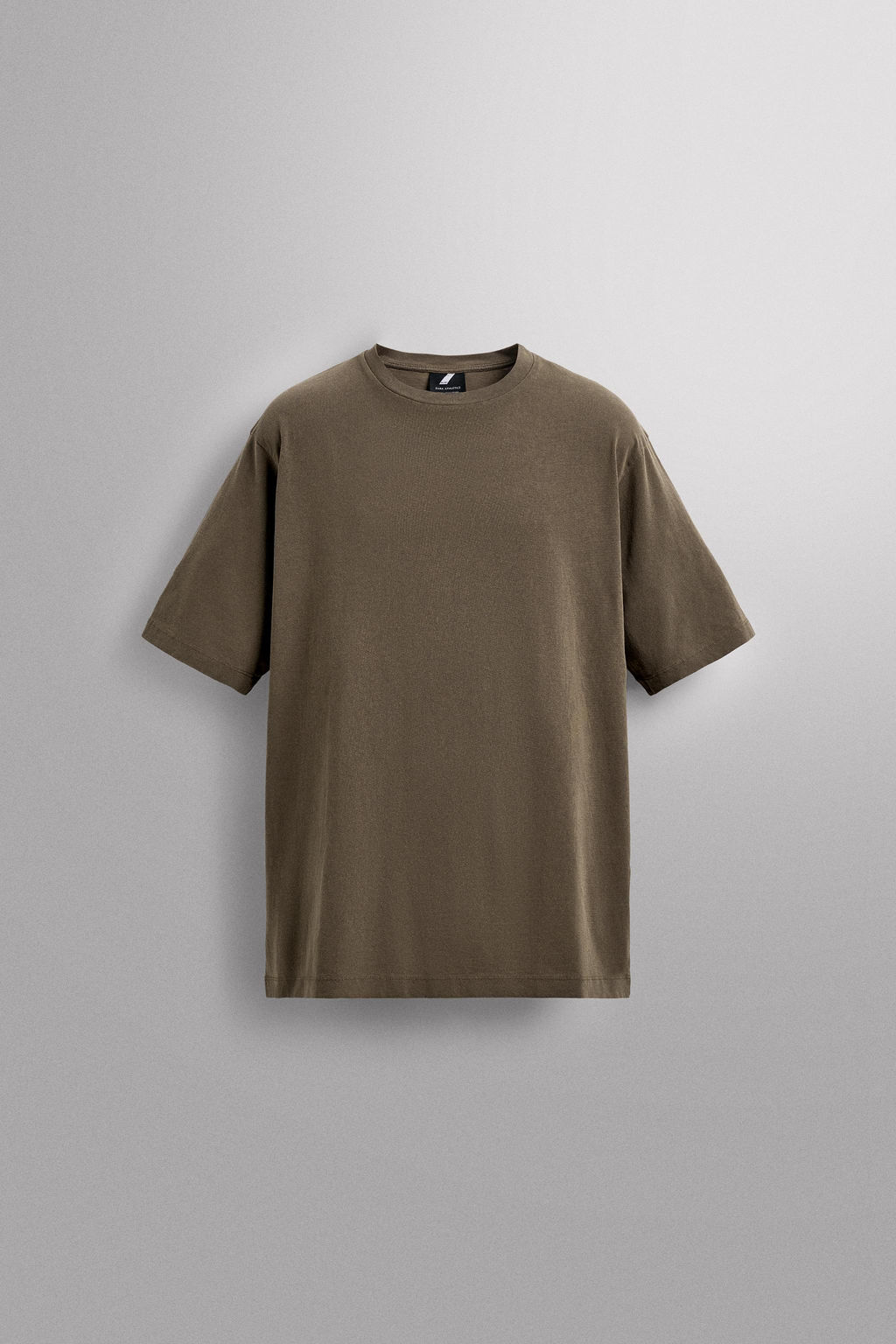 CAMISETA REGULAR FIT GR?FICO ESTAMPADO / Marr?n / Topo