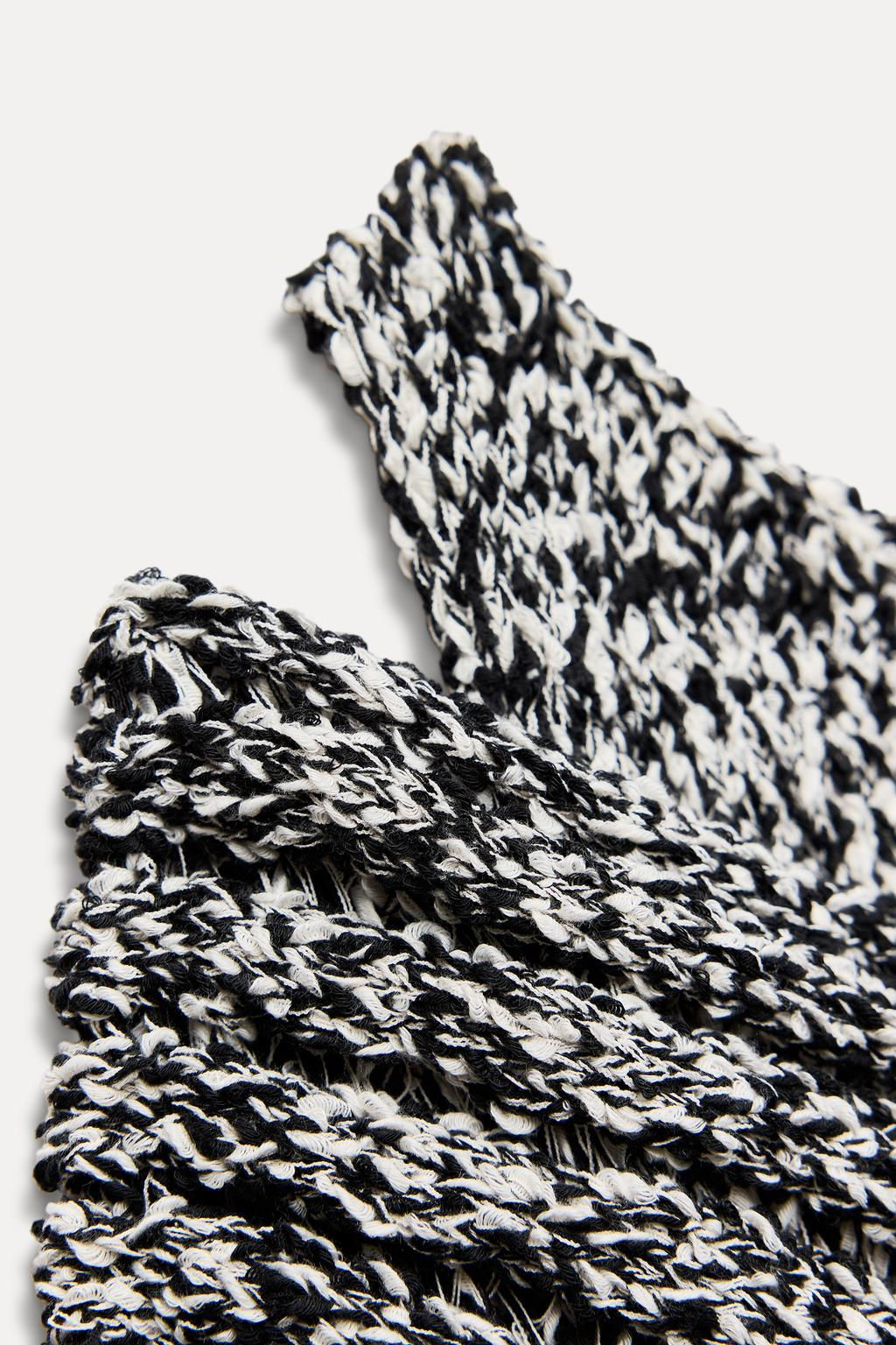 ASYMMETRIC KNIT TOP - Zara фото 6