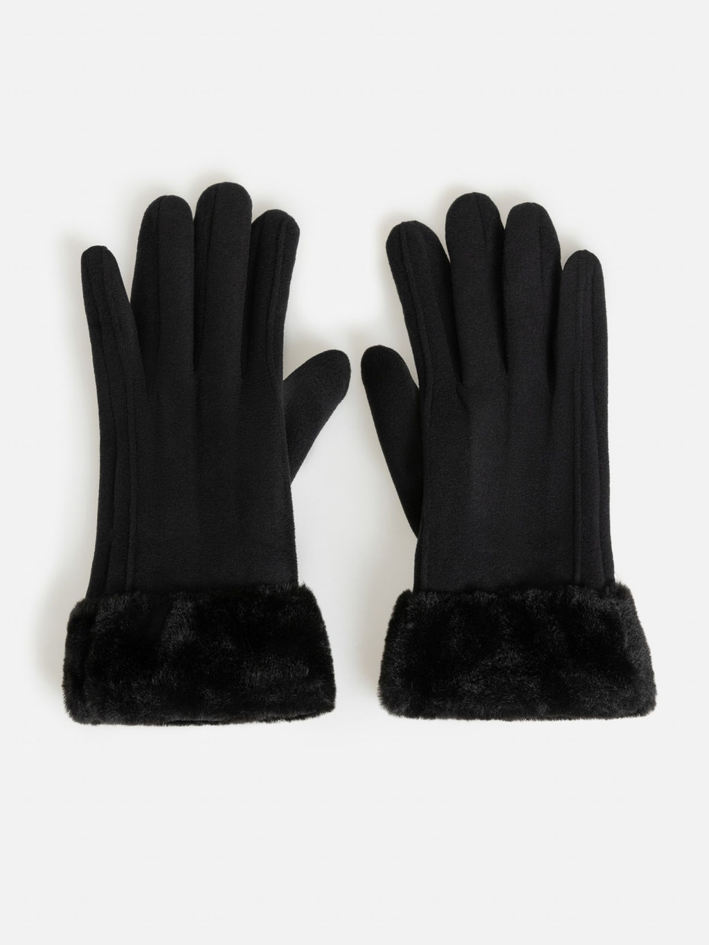 10206420043 Перчатки жен. Vail черный - Concept club фото 3