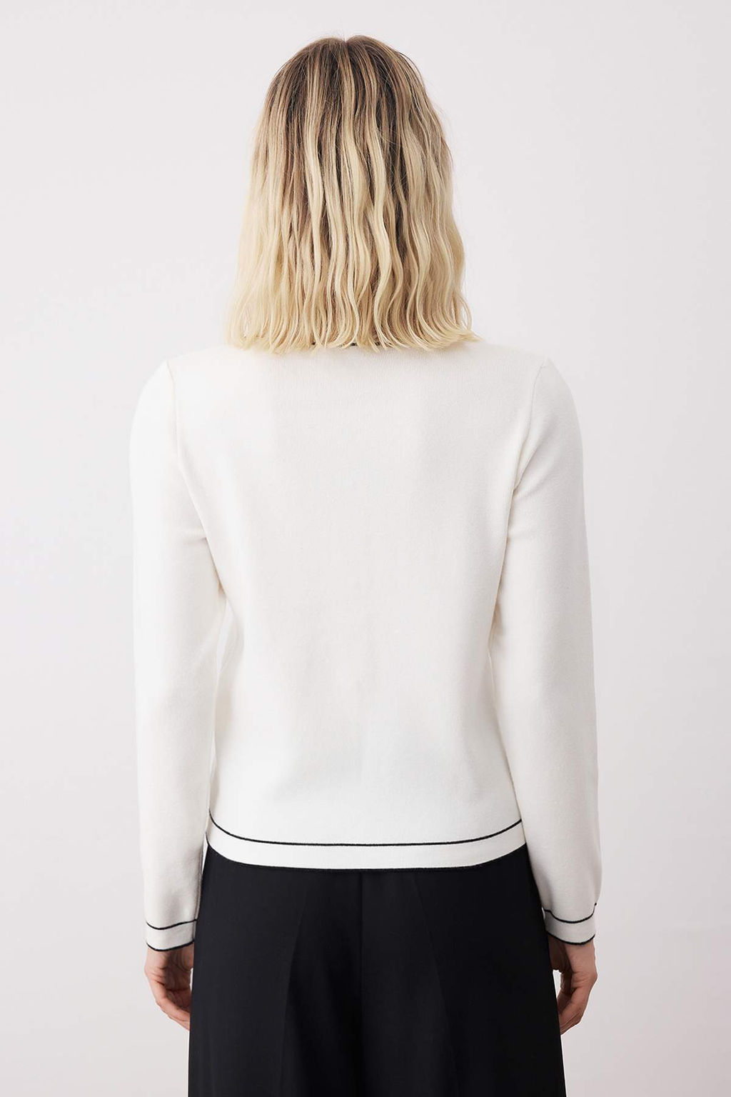 Ekru Premium Iplik/Ozel Iplik Dugme Aksesuarl? Triko H?rka TWOAW26HI00208 - Trendyolmilla фото 4